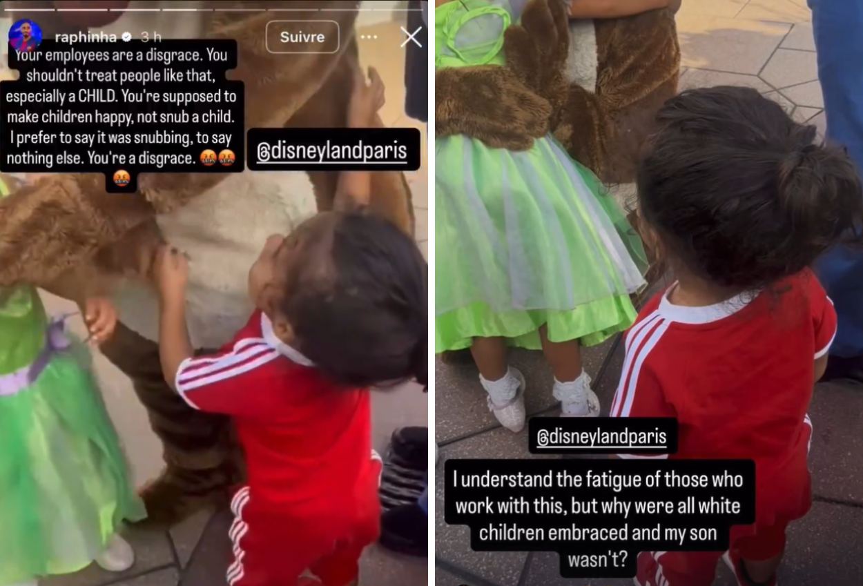 Merasa anaknya diperlakukan rasis, rapinha ngamuk ke disneyland