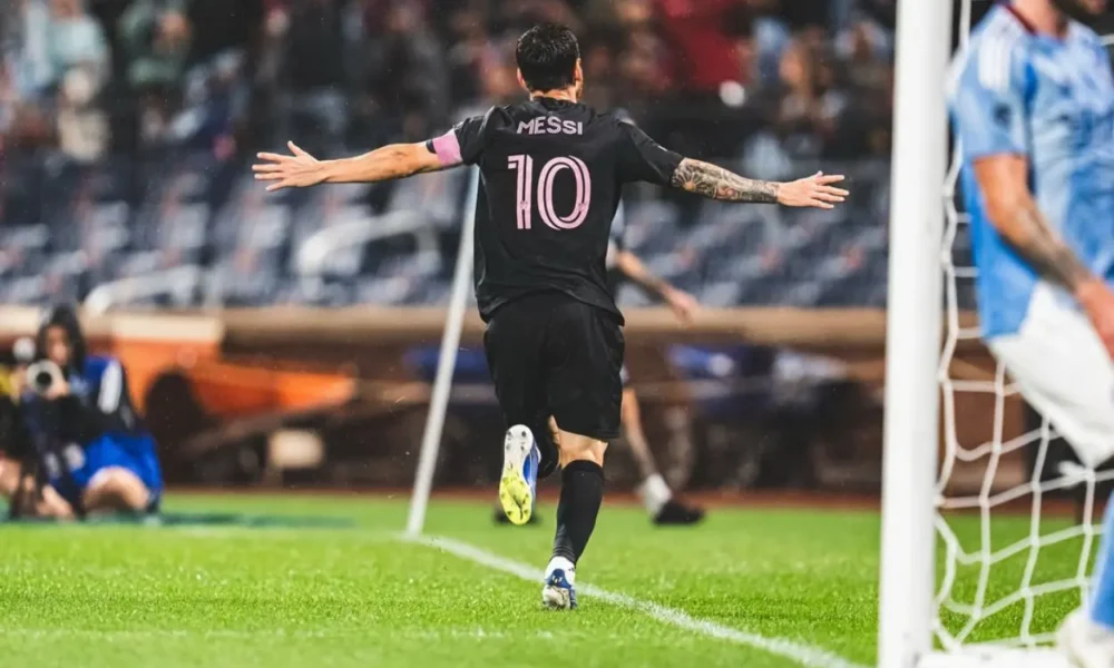 Messi cetak brace, inter miami bungkam new york city 4 0 di mls