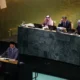 Mikrofon prabowo mati saat pidato pbb, kemenlu pidato lebih lima menit, mic dimatikan