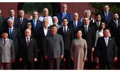 Momen prabowo, putin, xi jinping, dan kim jong un foto sejajar saat kunjungi china
