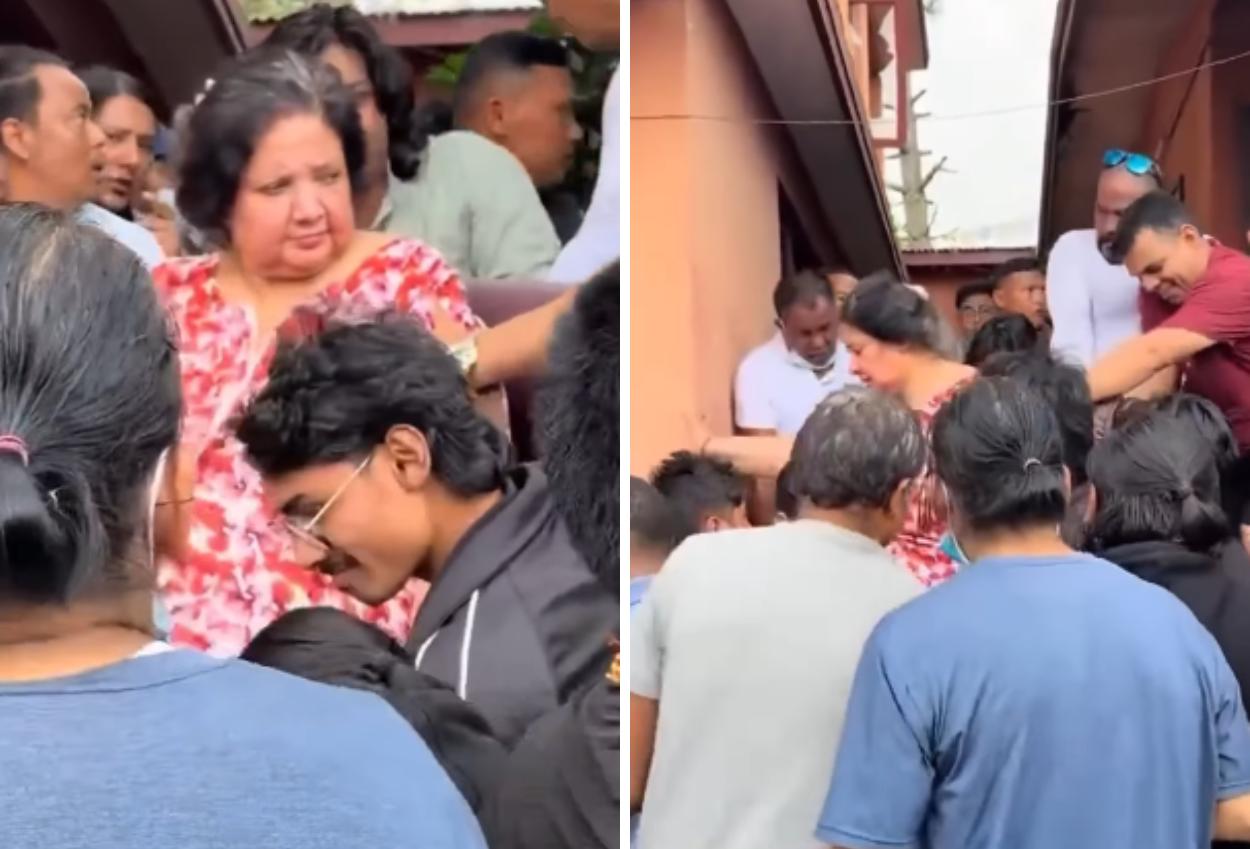 Momen warga nepal bantu evakuasi istri menteri yang disabilitas usai ditinggal kabur suaminya