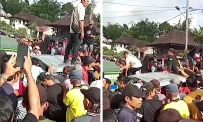 Pemobil diamuk massa usai diteriaki maling oleh anak sendiri, ini awal mulanya