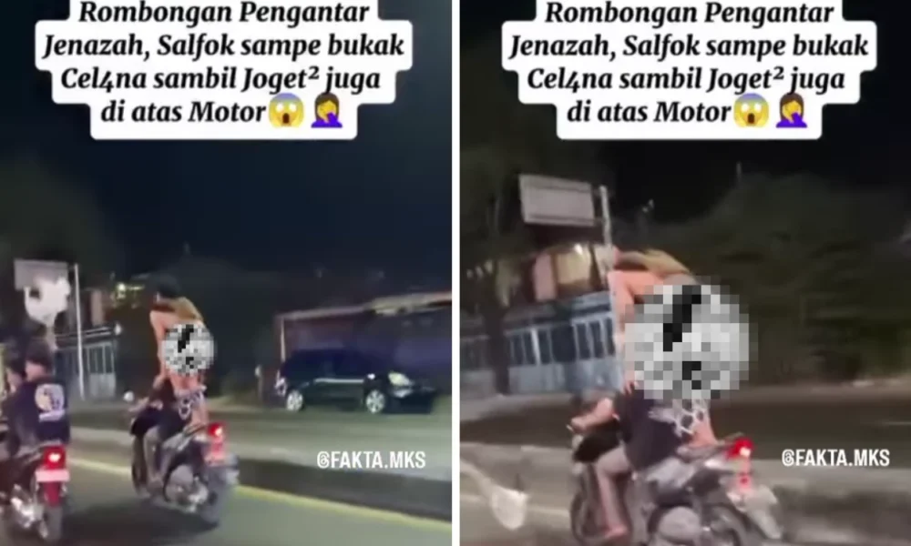 Pengantar jenazah di maros viral usai ugal ugalan dan hanya pakai pakaian dalam