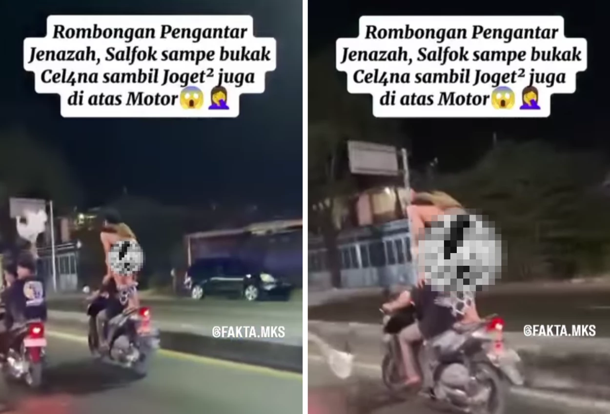 Pengantar jenazah di maros viral usai ugal ugalan dan hanya pakai pakaian dalam