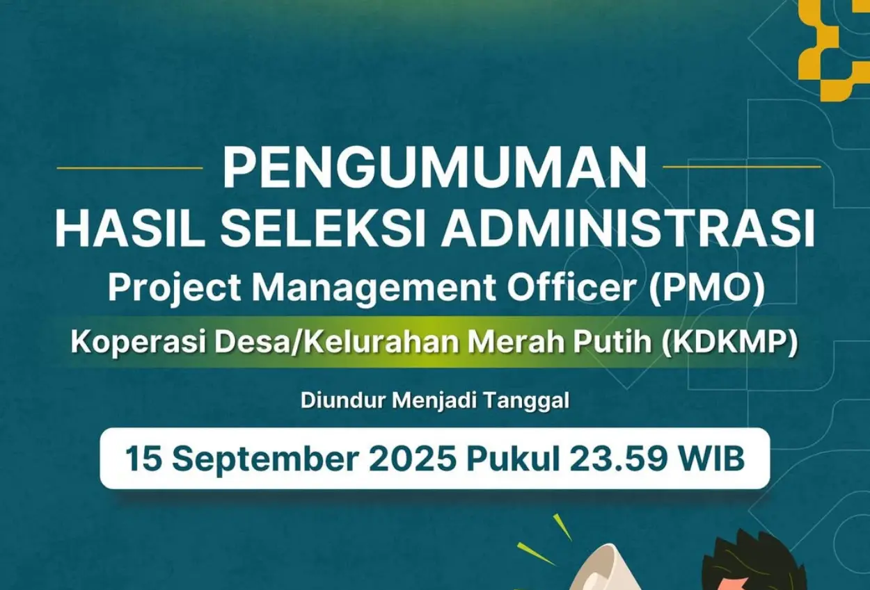 Pengumuman hasil seleksi administrasi pmo kemenkop diundur, simak jadwal terbarunya!