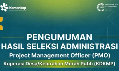 Pengumuman pmo kemenkop 2025 cek hasil seleksi administrasi di sini!
