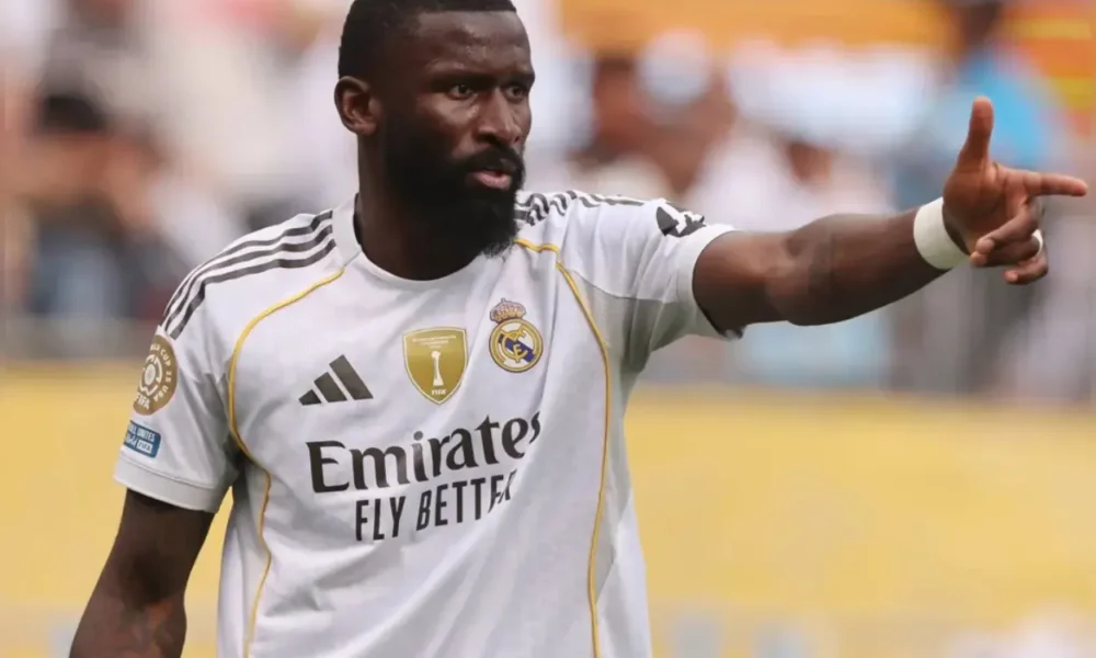 Pertahanan real madrid keropos, antonio rodiger alami cedera otot paha