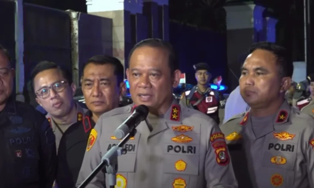 Polisi tangkap 1.240 orang selama aksi demo di jakarta