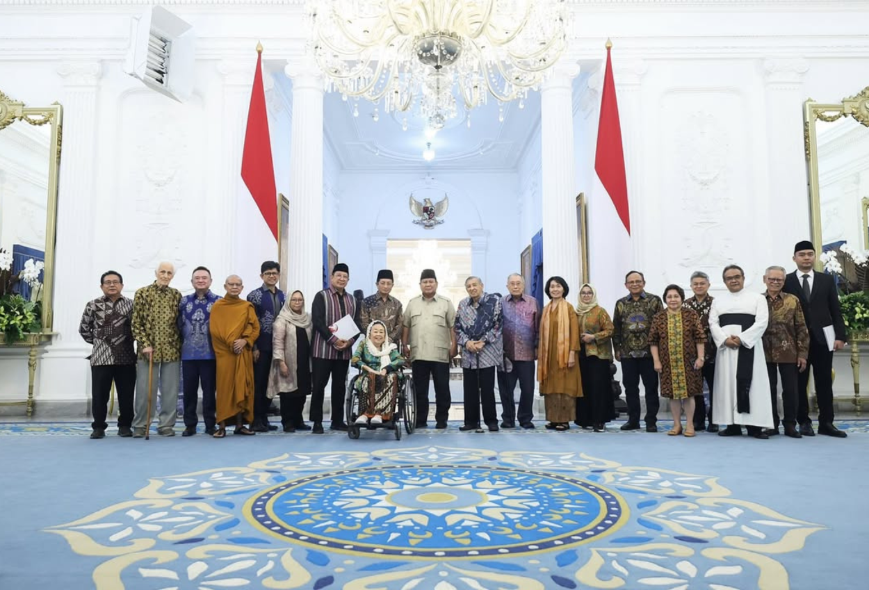 Prabowo bertemu para tokoh gerakan nurani bangsa, ada quraish shihab hingga romo franz magnis