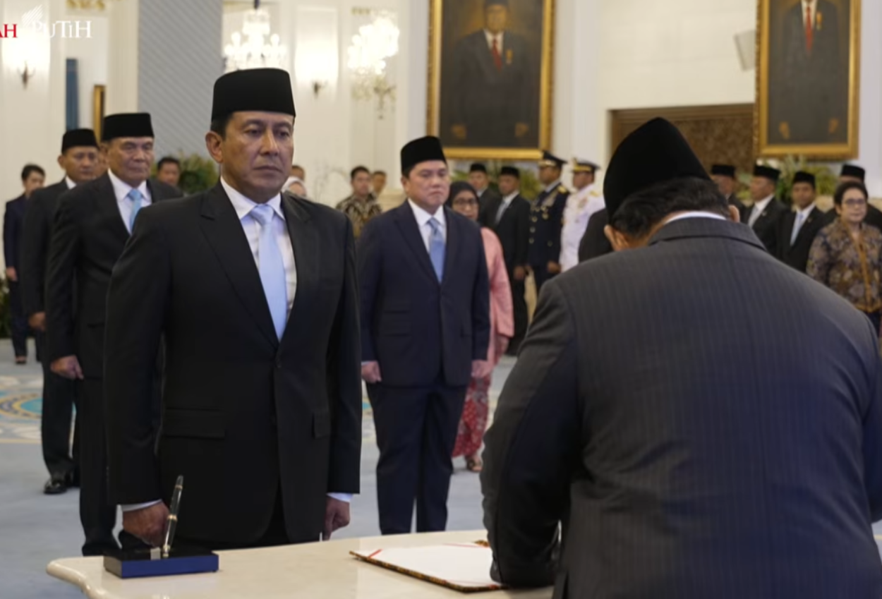Prabowo lantik ahmad dofiri sebagai penasihat khusus untuk reformasi kepolisian