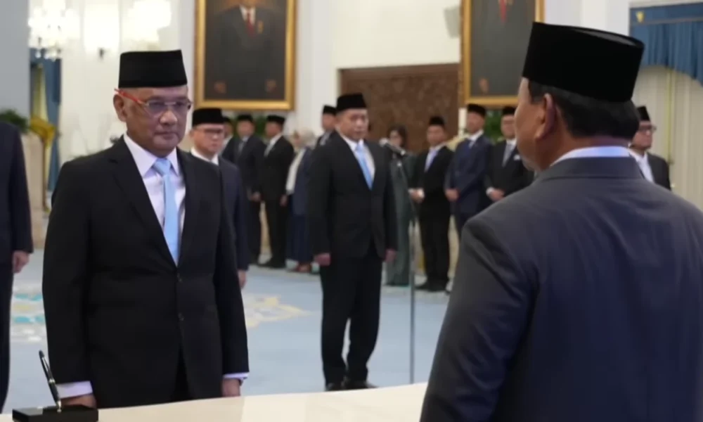 Prabowo lantik gus irfan jadi menteri haji dan umrah, danhil sebagai wamen