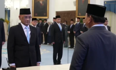Prabowo lantik gus irfan jadi menteri haji dan umrah, danhil sebagai wamen