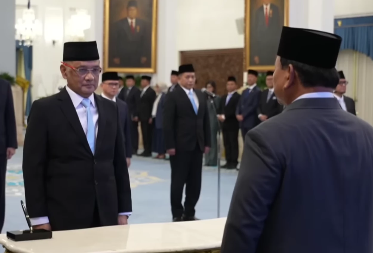 Prabowo lantik gus irfan jadi menteri haji dan umrah, danhil sebagai wamen