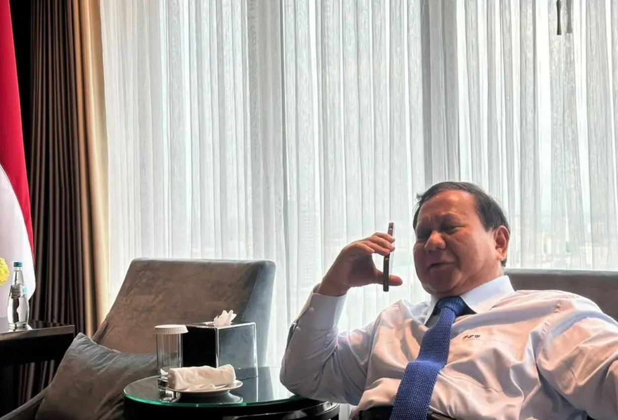 Prabowo telepon emir qatar usai doha diserang israel