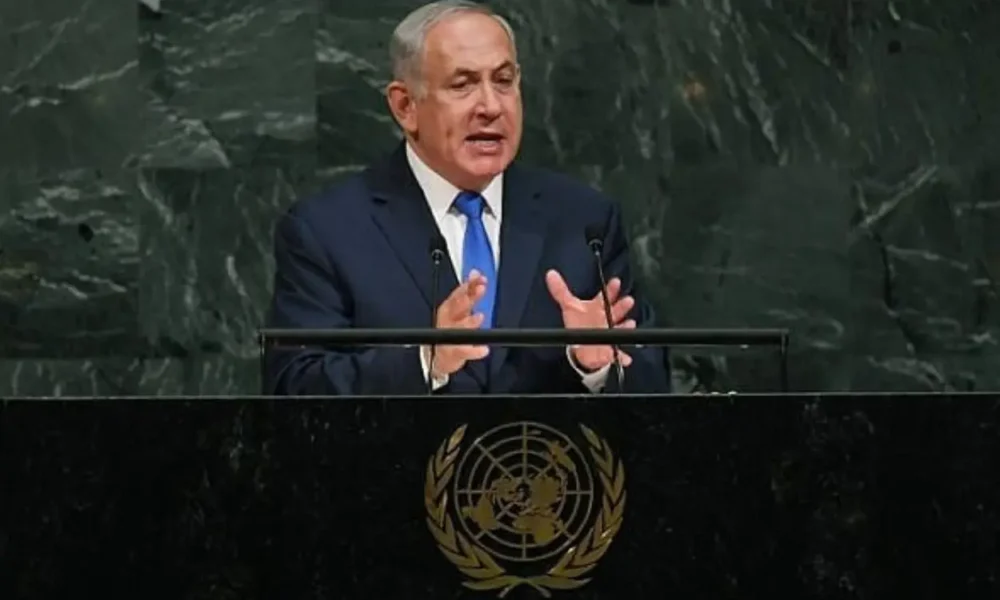 Ratusan delegasi walk out saat netanyahu tampil buat pidato di pbb
