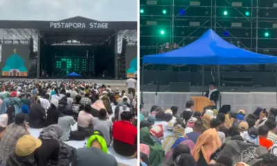 Rhoma irama pimpin salat jumat di pestapora 2025, jamaah membludak!