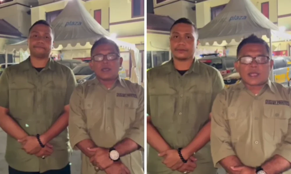 Satpam masjid di tangsel minta maaf usai tendang pedagang kerupuk hingga jatuh