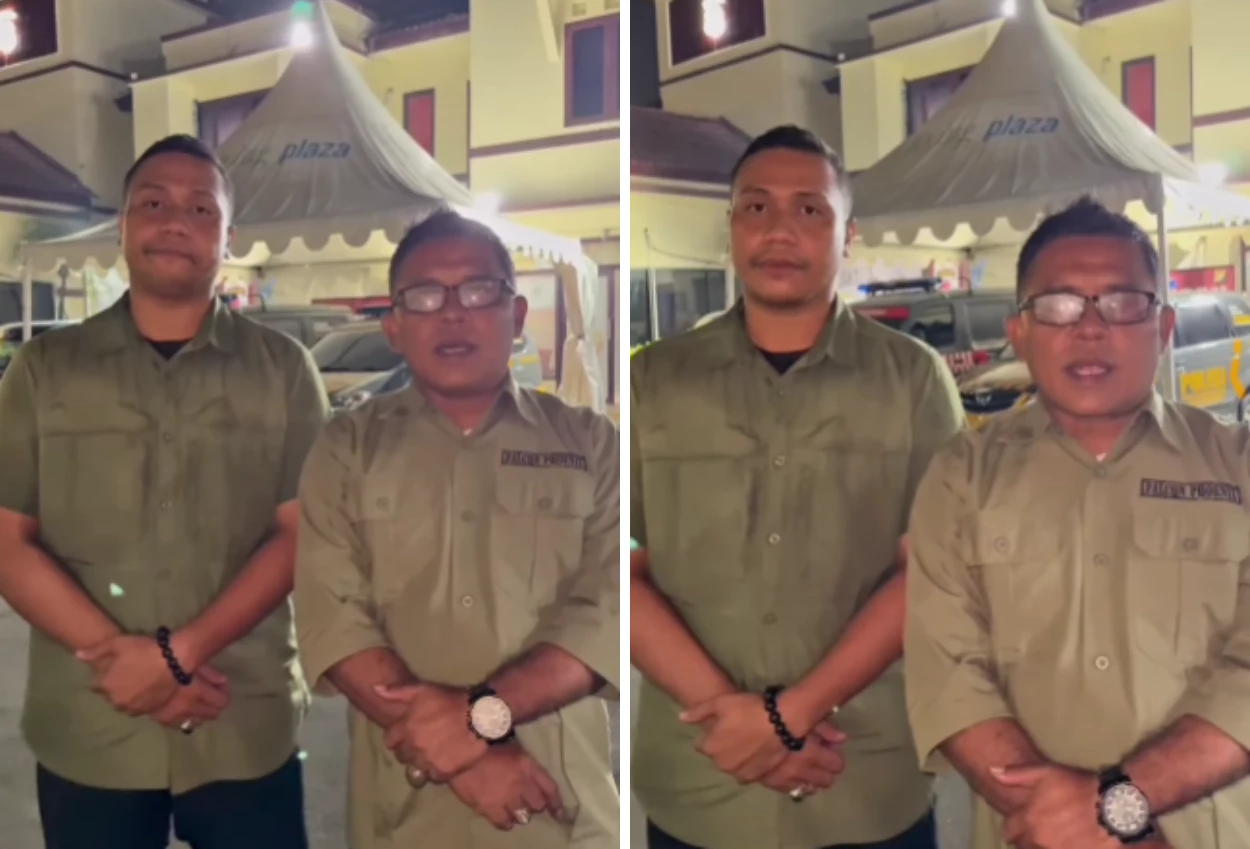 Satpam masjid di tangsel minta maaf usai tendang pedagang kerupuk hingga jatuh
