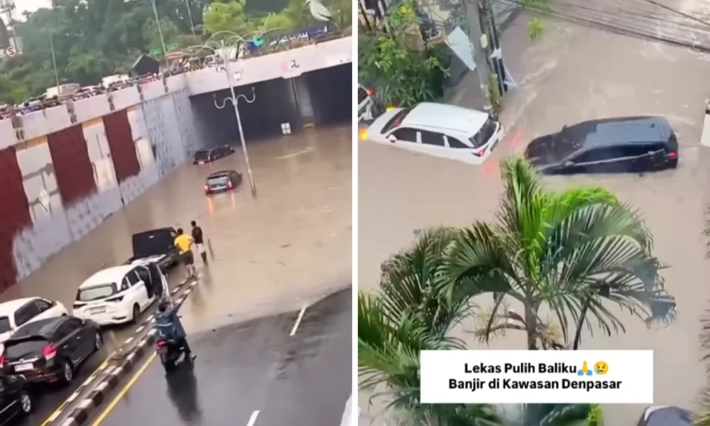 Sejumlah wilayah di bali terendam banjir akibat hujan deras, 3 orang dikabarkan hanyut