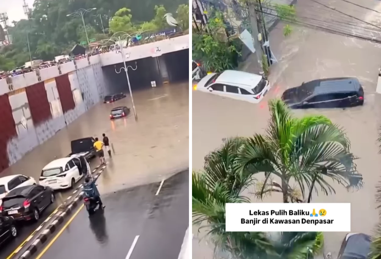 Sejumlah wilayah di bali terendam banjir akibat hujan deras, 3 orang dikabarkan hanyut