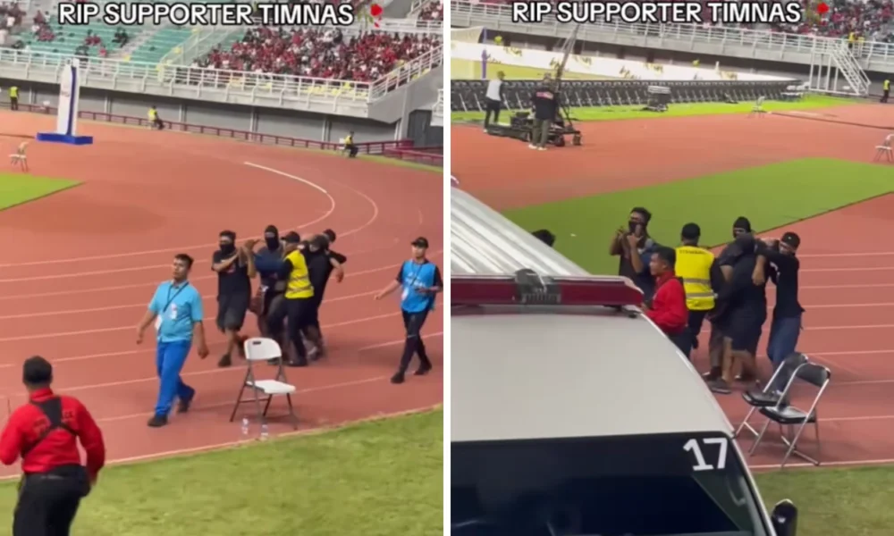 Suporter timnas indonesia meninggal saat nonton laga lawan lebanon di gelora bung tomo