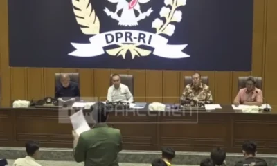Tiga pimpinan dpr bertemu dengan perwakilan bem si kerakyatan