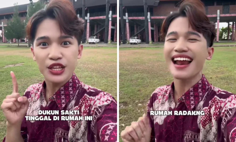 Tiktoker riezky kabah dilaporkan ke polisi usai bikin konten fitnah guru dan hina suku dayak