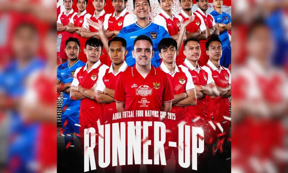 Timnas futsal indonesia jadi runner up di four nations cup 2025