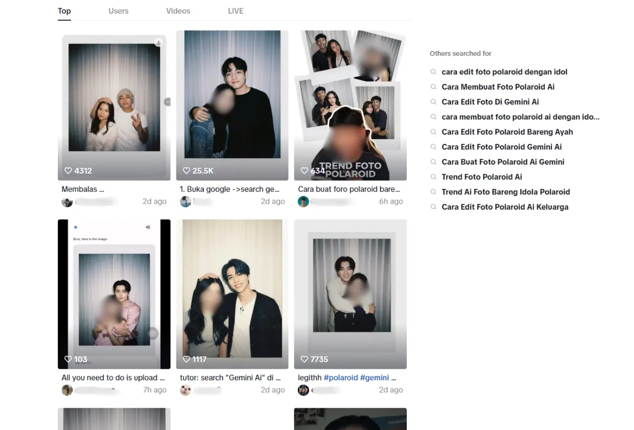 Tutorial bikin foto polaroid bareng idol k pop pakai gemini ai