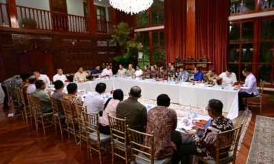 Usai lawatan, prabowo langsung gelar rapat bahas mbg hingga ketahanan pangan