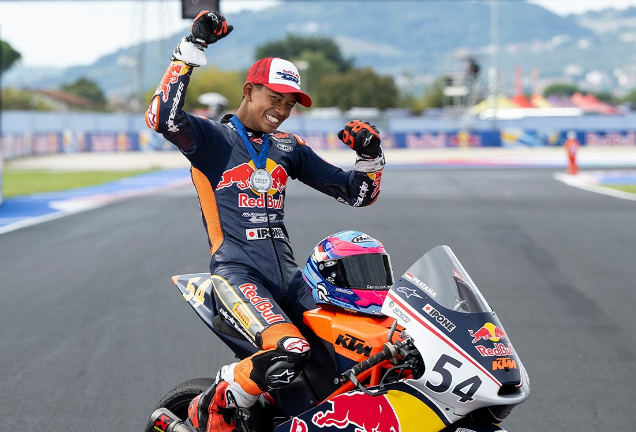 Veda ega pratama raih runner up di rookies cup 2025