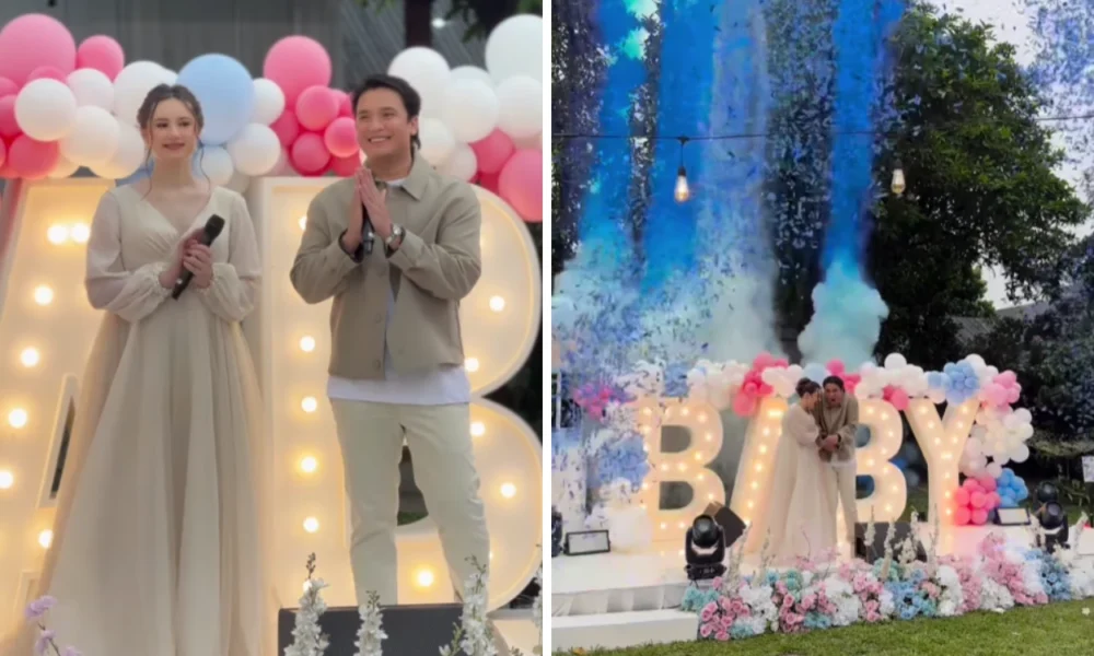 Vika kolesnaya dan billy syahputra gelar gender reveal, calon buah hati berjenis kelamin laki laki