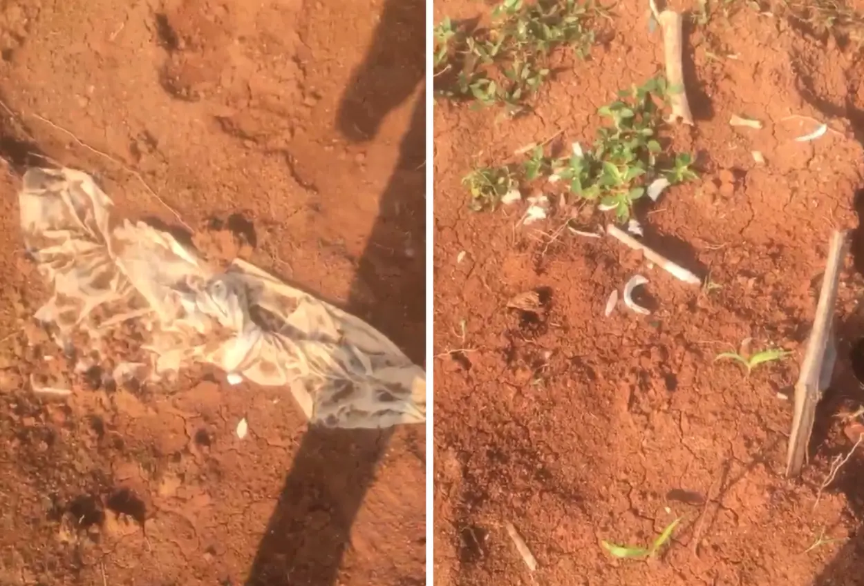 Viral! kain kafan dan kerangka manusia ditemukan di proyek perumahan tangerang