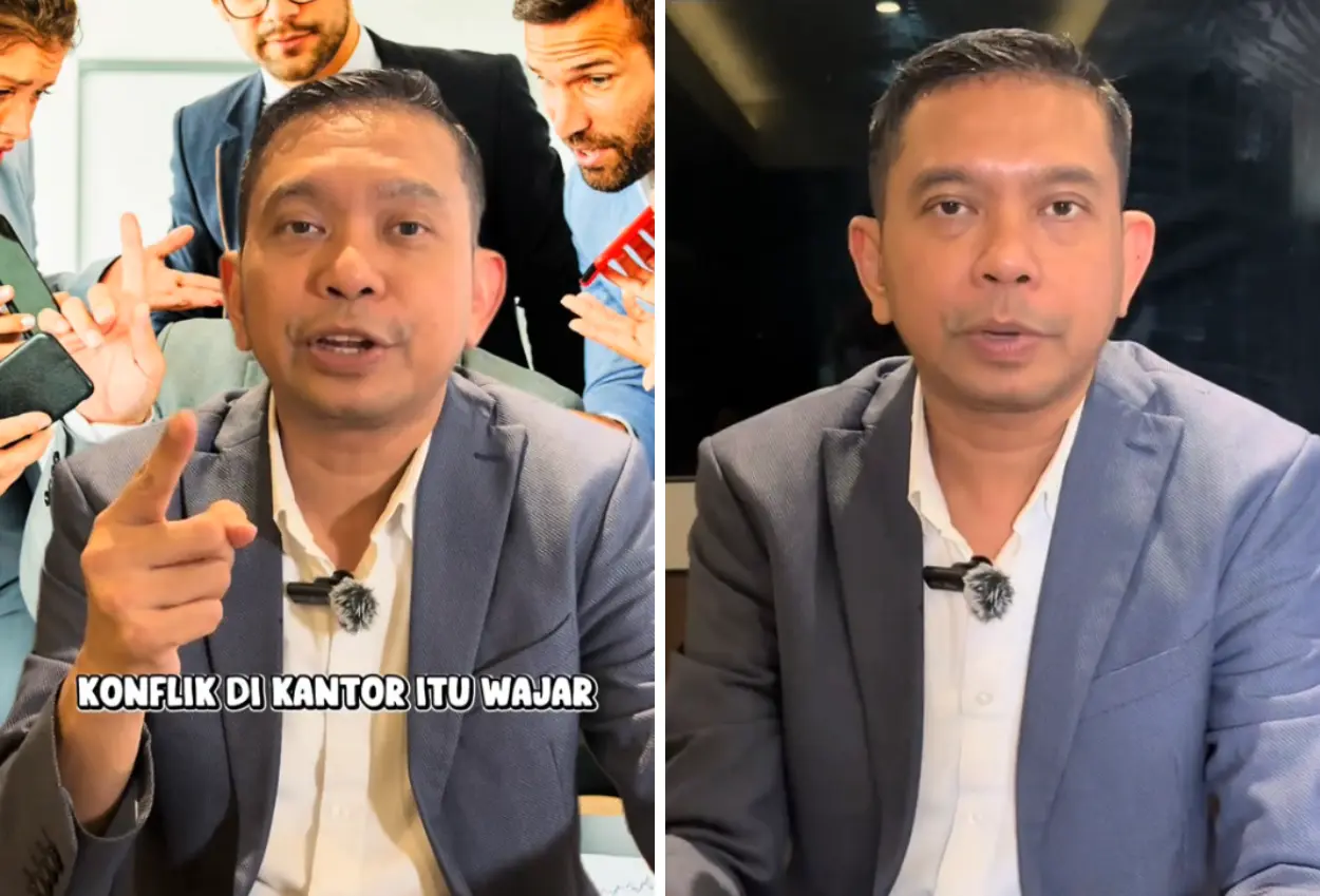 Viral! pria ini sebut punya konflik di kantor wajar, benarkah