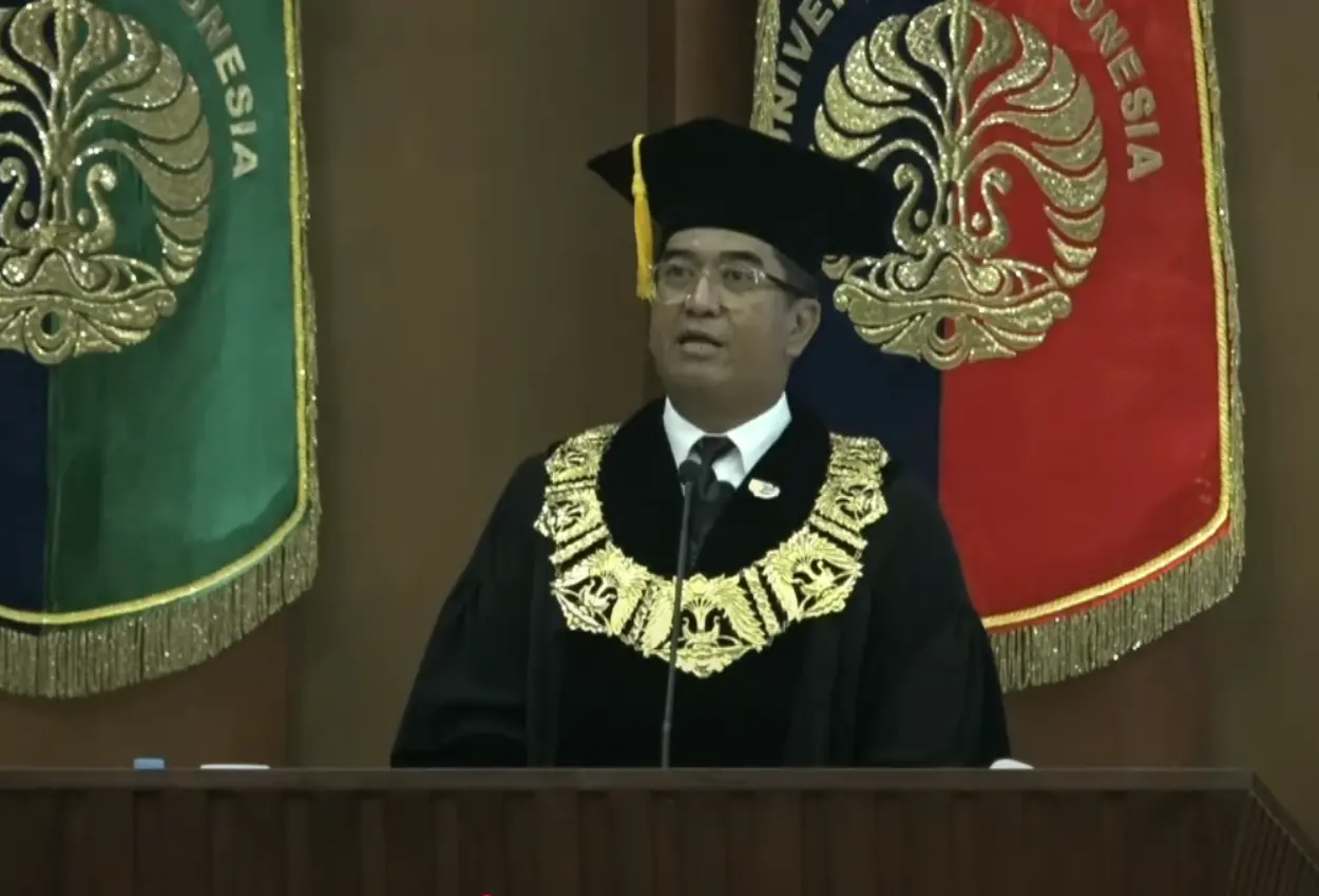 Viral! rektor ui diteriaki 'zionis' saat minta penggalangan dana abadi