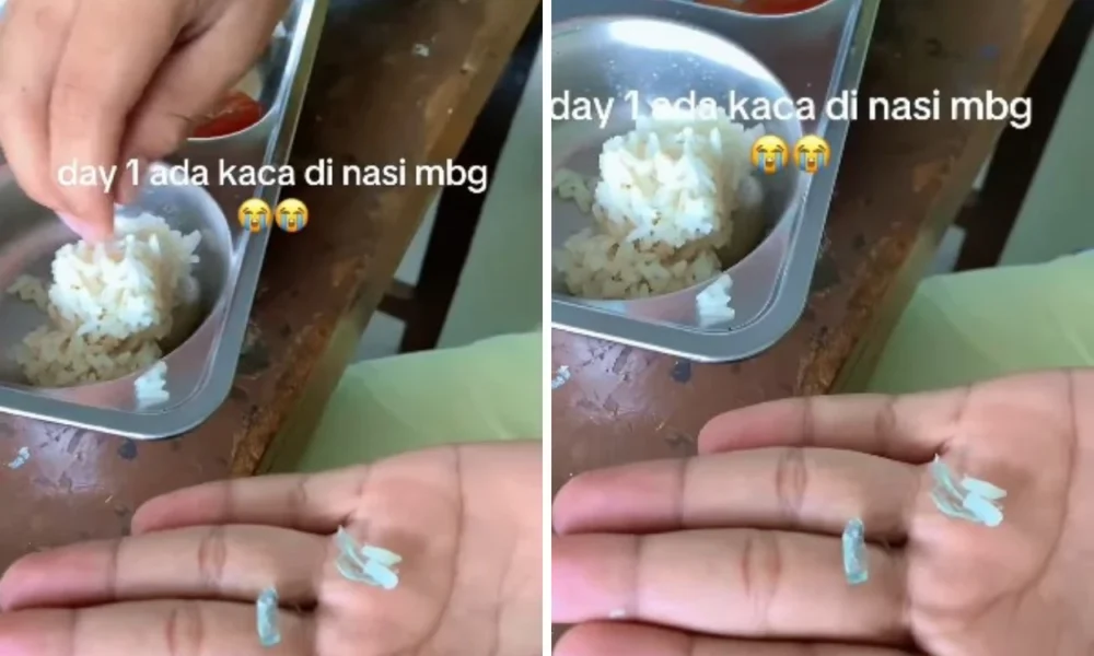 Viral! siswa sma di batam temukan pecahan kaca di program mbg