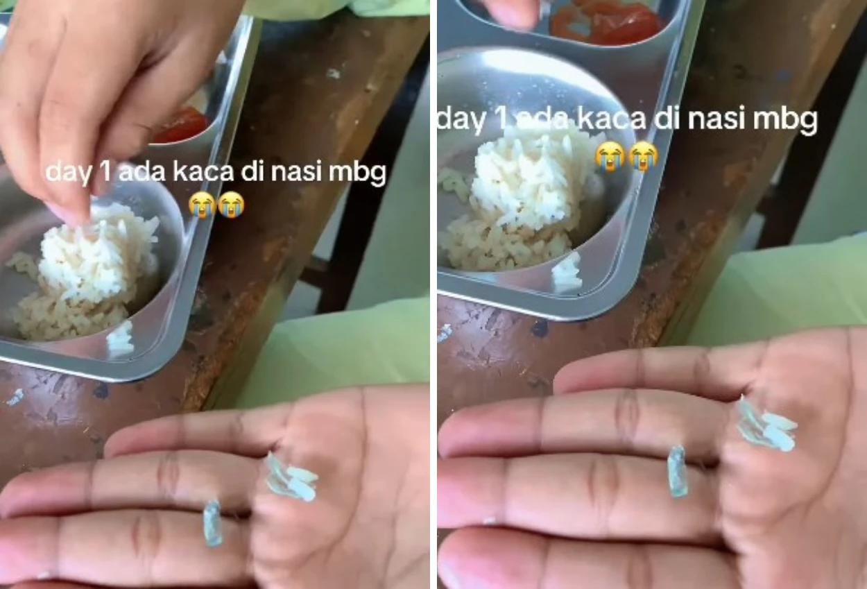 Viral! siswa sma di batam temukan pecahan kaca di program mbg