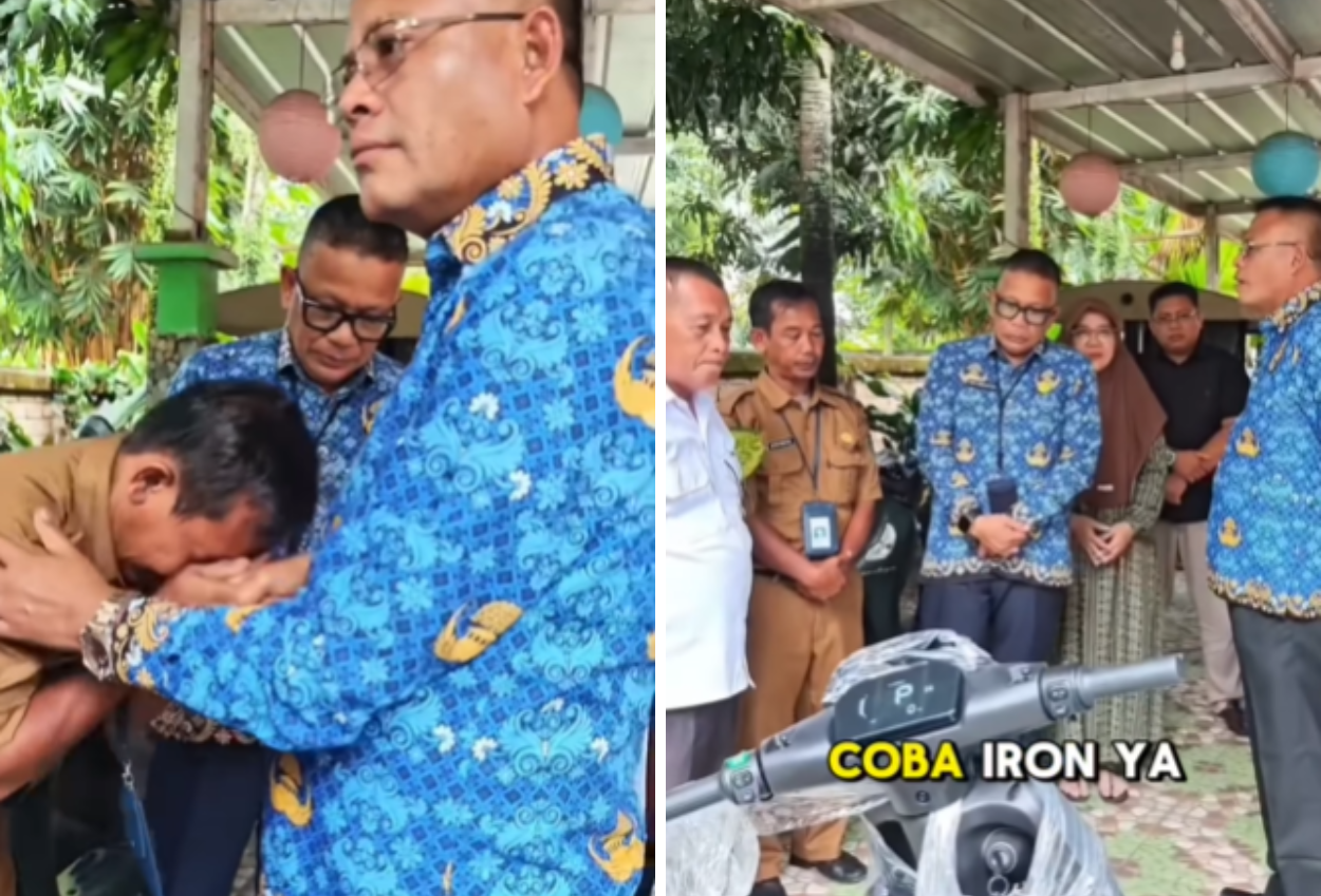 Wali kota prabumulih minta maaf ke kepsek dan satpam yang dipecat, beri motor listrik