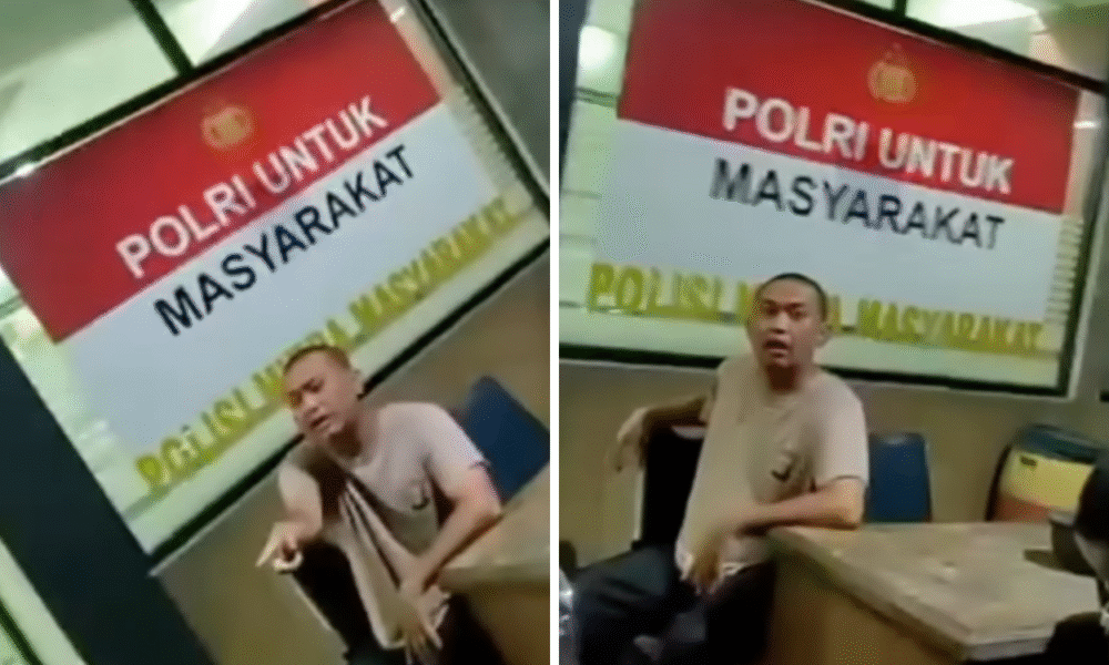 Warga bawa pelaku curanmor ke polsek cikarang, polisi udah lepasin aja