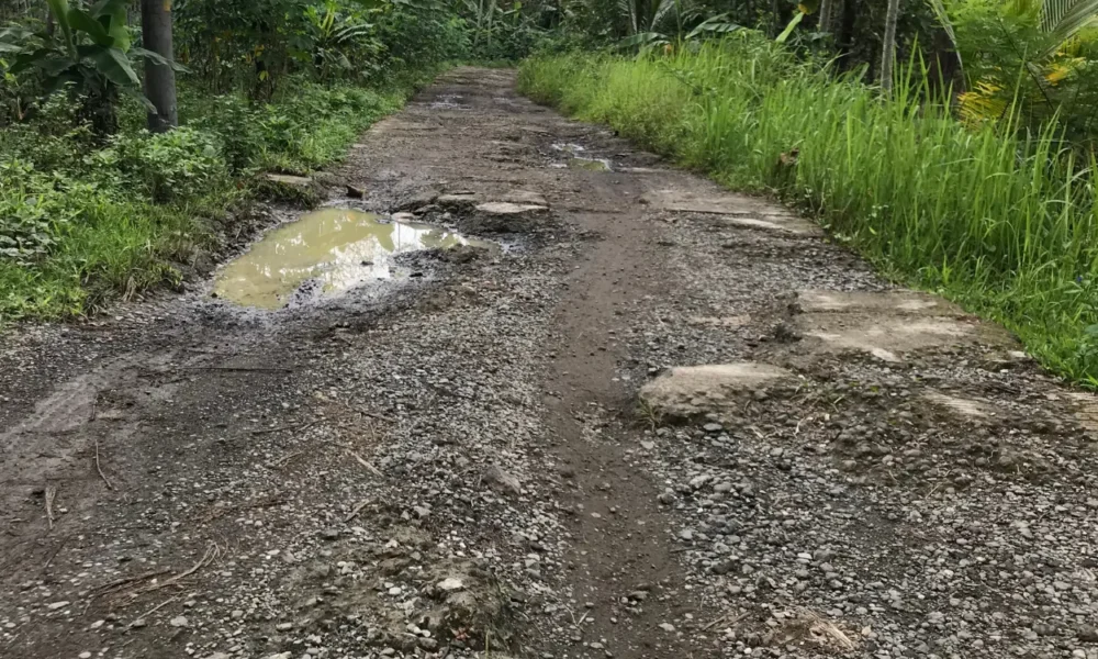 Warga patungan untuk perbaiki jalan rusak di pandeglang, pemkab angkat bicara