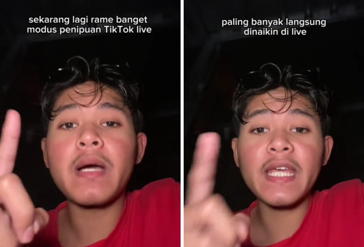 Waspada penipuan baru lewat tiktok live! modus dana cair hingga data rekening korban disebar