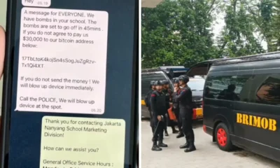 2 sekolah internasional di tangsel dapat teror bom, polisi pastikan tak ada bahan peledak