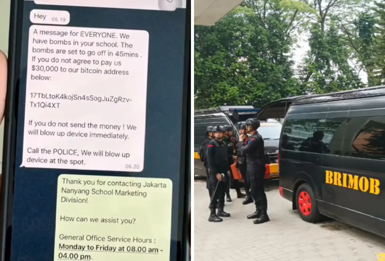 2 sekolah internasional di tangsel dapat teror bom, polisi pastikan tak ada bahan peledak