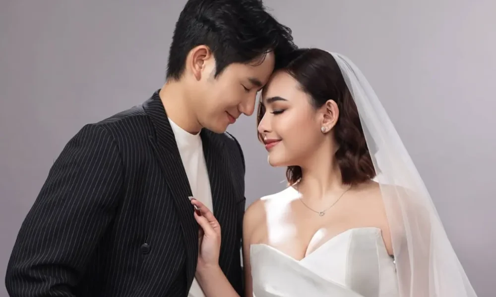 Amanda manopo dan kenny austin menikah, netizen arya saloka nangis di pojokan