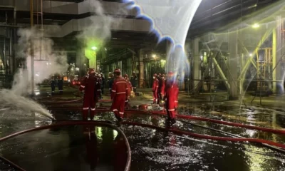 Berawal dari ledakan, pertamina selidiki penyebab kebakaran kilang minyak di dumai