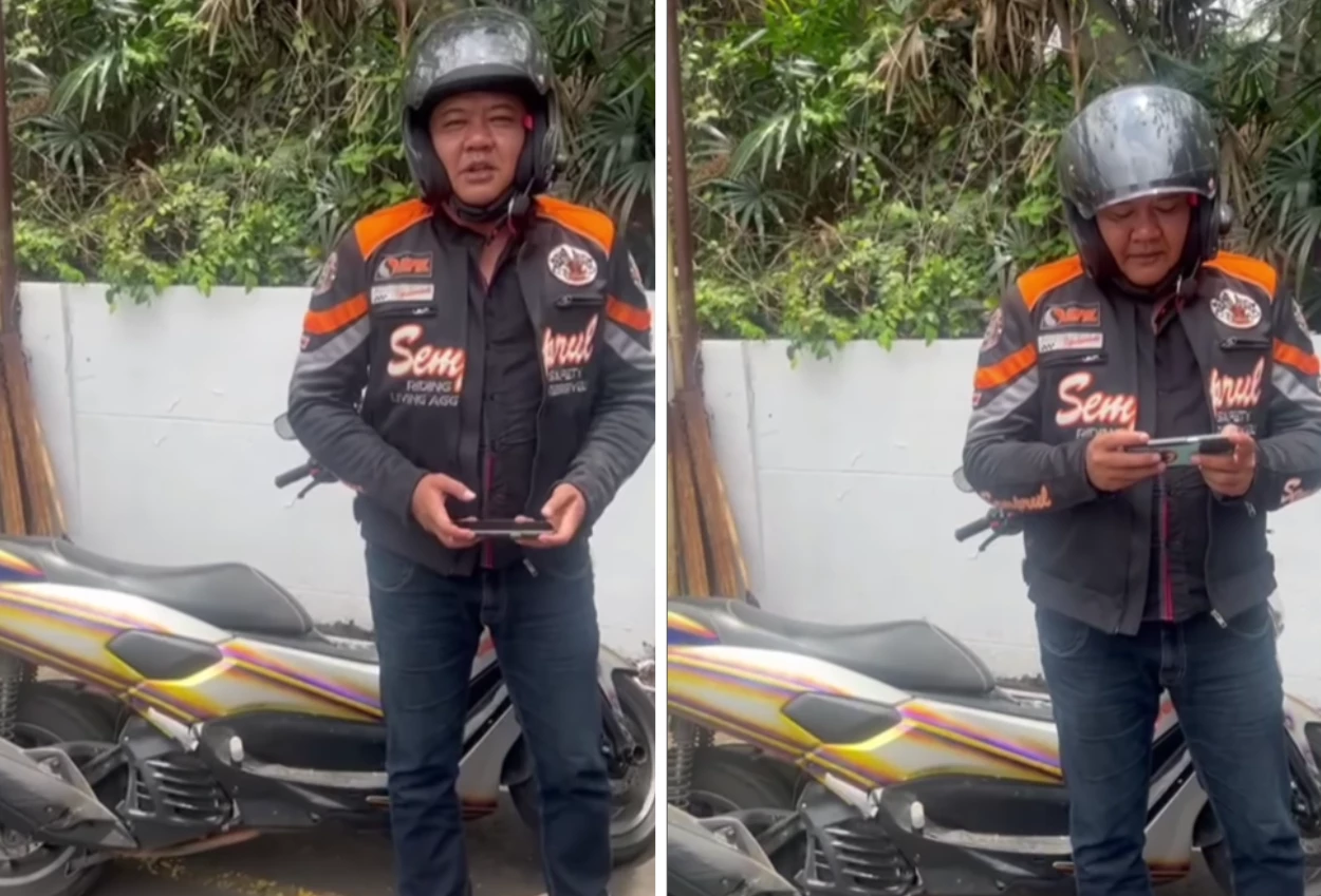 Berdalih mau urai kemacetan, pemotor yang hentikan bus di ciwidey minta maaf