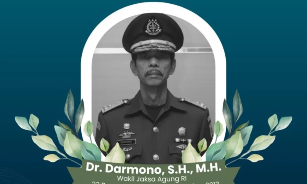 Eks wakil jaksa agung darmono tutup usia