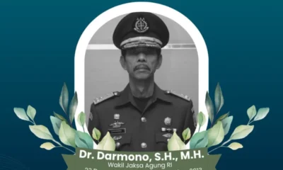 Eks wakil jaksa agung darmono tutup usia