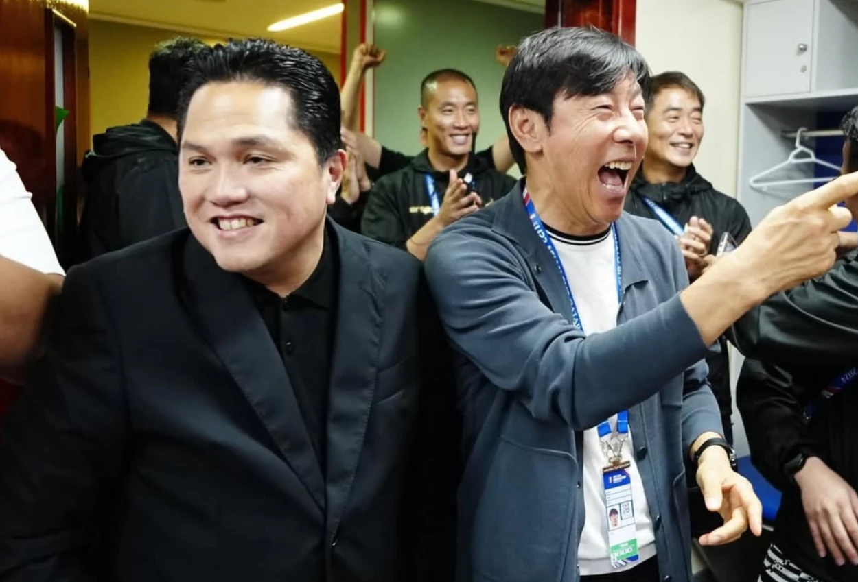 Erick thohir dan shin tae yong saling follow lagi di instagram, kode bakal balik asuh timnas indonesia