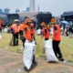 Fantastis! hut tni di monas hasilkan 126,65 ton sampah